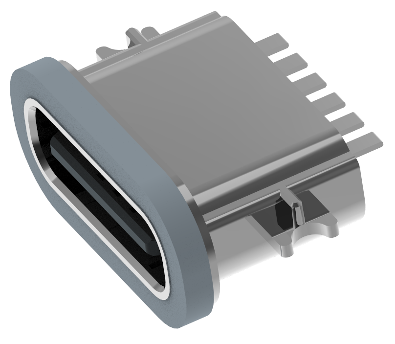 XB-TYPE C 6P-6 Spülplatte 1.2 wasserdichte Basis L=6.7mm (mit Stahlblech) (Zinklegierungsschale)